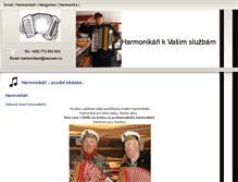 Tablet Screenshot of harmonikari.cz